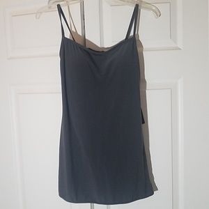 Aqua Green grey one piece swimsuit Medium